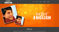 Desktop Screenshot of eezeeenglish.com